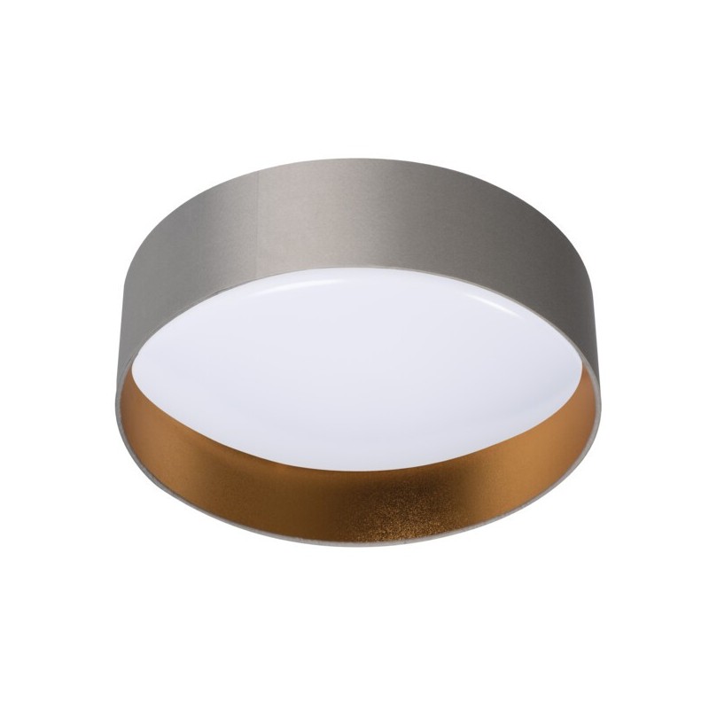 Lubinis šviestuvas RIFA LED17,5W NW GR/G LED SMD 17,5W 230V 4000K 80Ra IP20 (Neutrali balta) Plastikas Metalas Pilka Aukso