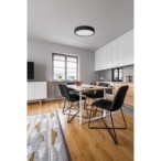 Lubinis šviestuvas JASMIN 470-B LED 3xE27 230V IP20 Paviršinis Mediena Stiklas Juoda