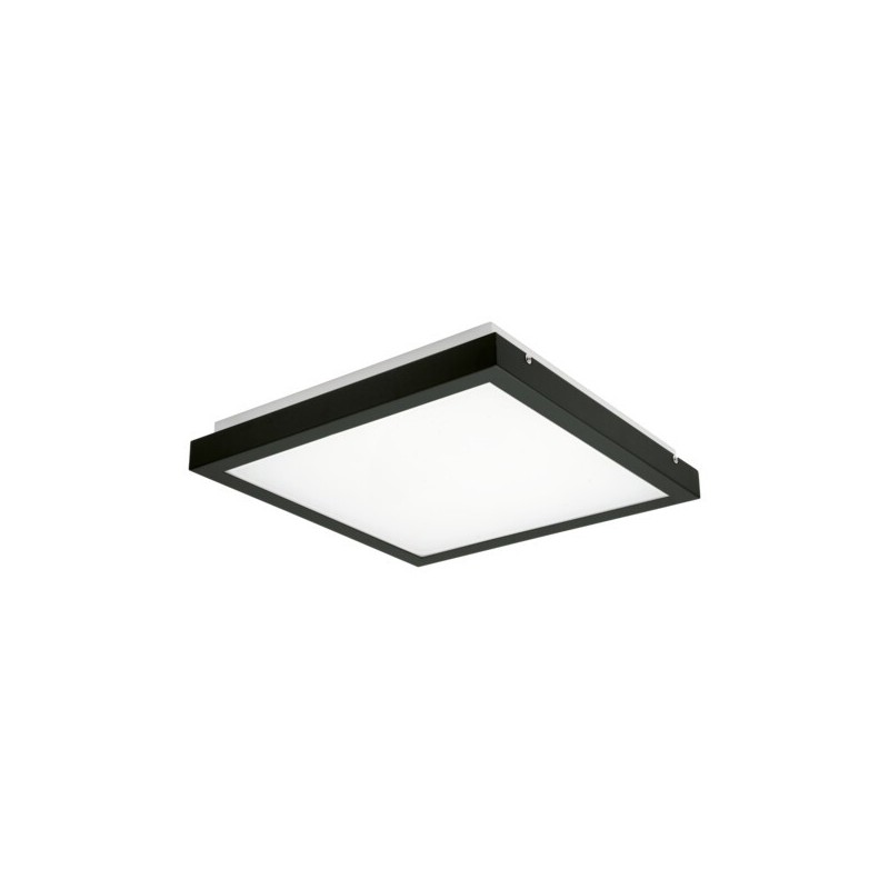 Lubinis šviestuvas TYBIA M 25W NW B LED SMD 230V 4000K 2600lm IP20 Aliuminio lydinys PMMA Juoda
