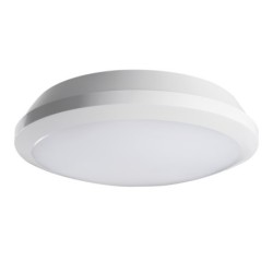 Lubinis šviestuvas DABA PRO 25W NW W LED SMD 230V 4000K 2800lm IP65 IK10 PC Plastikas Balta