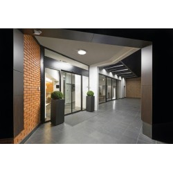 Lubinis šviestuvas DABA PRO 26W NW SE-W LED SMD 230V 4000K 2800lm IP65 IK10 PC Plastikas Balta