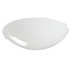 Lubinis šviestuvas PLAFMIN O GLS-CFL E27 230V IP20 Plastikas Balta