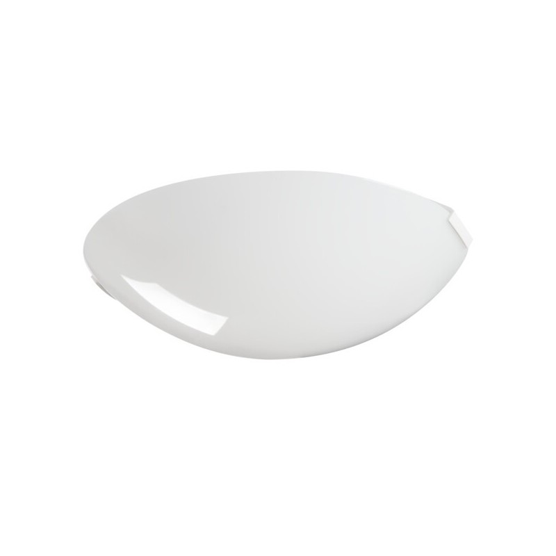 Lubinis šviestuvas PLAFMIN O GLS-CFL E27 230V IP20 Plastikas Balta
