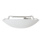 Lubinis šviestuvas PLAFMIN O GLS-CFL E27 230V IP20 Plastikas Balta