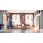 Lubinis šviestuvas PLAFMIN O GLS-CFL E27 230V IP20 Plastikas Balta