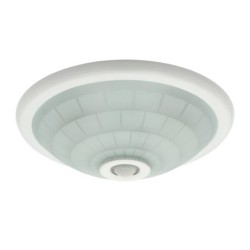 Lubinis šviestuvas FOGLER DL-2400 GLS-CFL 2xE27 230V IP20 Stiklas Plienas Balta