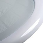Lubinis šviestuvas FOGLER DL-2400 GLS-CFL 2xE27 230V IP20 Stiklas Plienas Balta