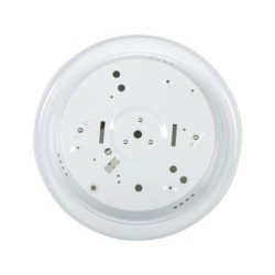 Lubinis šviestuvas FOGLER DL-2400 GLS-CFL 2xE27 230V IP20 Stiklas Plienas Balta