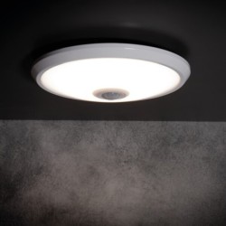 Lubinis šviestuvas FOGLER LED 14W NW SMD 230V 4000K 800lm IP20 PC Plienas Balta