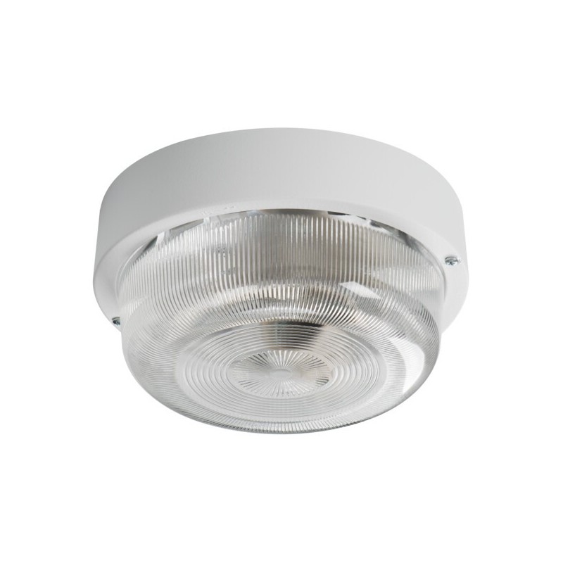 Lubinis šviestuvas TUNA MINI N GLS-CFL E27 230V IP44 Stiklas Plastikas Balta
