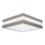 Lubinis šviestuvas JURBA DL-218L CFL E27 230V IP44 PC Plienas Nikelio Satino