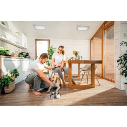 Lubinis šviestuvas TYBIA LED 3 NW SE SMD 230V 4000K 3800lm IP20 Aliuminio lydinys PMMA Pilka Balta