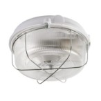Lubinis šviestuvas INES 7061N GLS-CFL E27 230V IP54 Stiklas Plastikas Balta