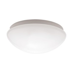 Lubinis šviestuvas PIRES ECO DL-250 NS CFL E27 230V IP44 Plastikas Balta