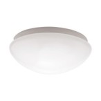 Lubinis šviestuvas PIRES ECO DL-250 NS CFL E27 230V IP44 Plastikas Balta