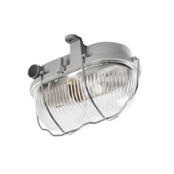 Lubinis šviestuvas MILO 7040T GLS-CFL E27 230V IP54 Stiklas Plastikas Pilka