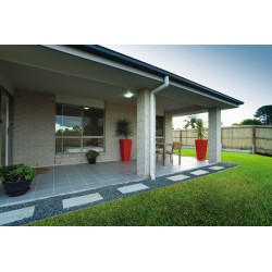 Lubinis šviestuvas MARC DL-60 GLS-CFL E27 230V IP54 PC Balta