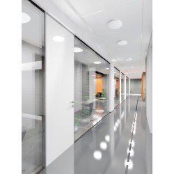 Lubinis šviestuvas VARSO LED 18W NW O SMD 230V 4000K 1700lm IP54 Plastikas Balta