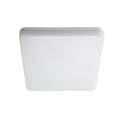 Lubinis šviestuvas VARSO LED 18W NW L SMD 230V 4000K 1700lm IP54 Plastikas Balta
