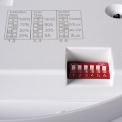 Lubinis šviestuvas VARSO LED 18W NW L SMD 230V 4000K 1700lm IP54 Plastikas Balta