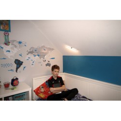 Sieninis šviestuvas CALIZA LED CCT W 2W 3,7 DC ACCU IP20 Plastikas Balta