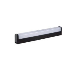 Sieninis šviestuvas AKVO IP44 15W NW B 230V 1600lm Aliuminio lydinys Juoda
