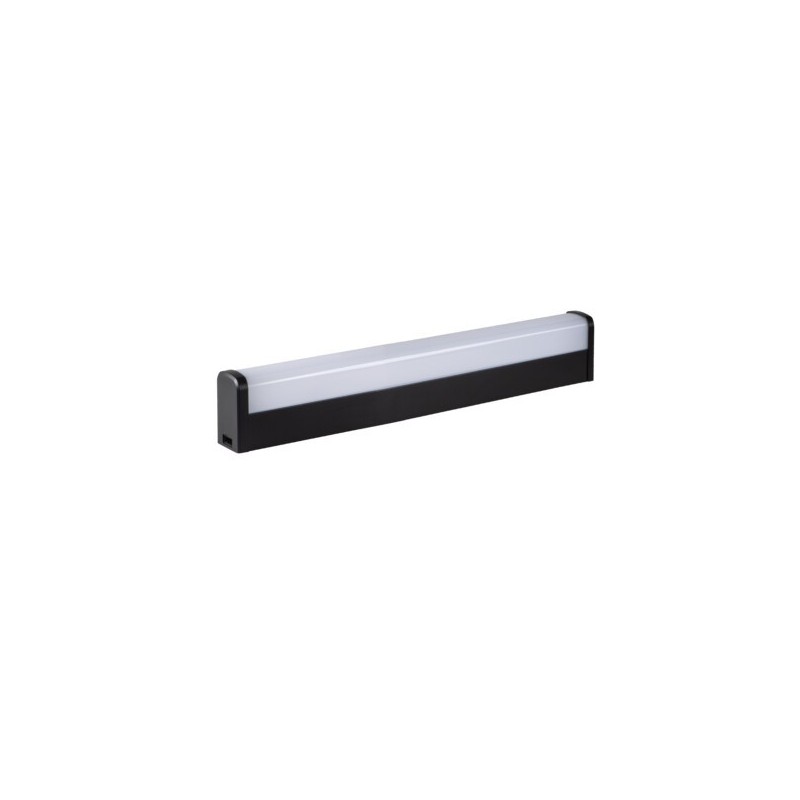 Sieninis šviestuvas AKVO IP44 15W NW B 230V 1600lm Aliuminio lydinys Juoda