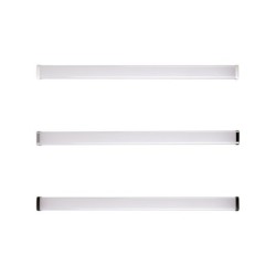 Sieninis šviestuvas AKVO IP44 15W NW B 230V 1600lm Aliuminio lydinys Juoda