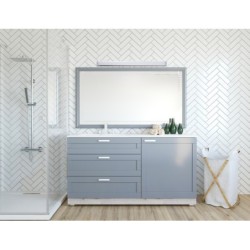 Sieninis šviestuvas AKVO IP44 15W NW C 230V 1600lm Aliuminio lydinys Chromo