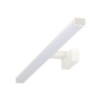 Sieninis šviestuvas ASTEN IP44 12W NW W 230V 1070lm Aliuminio lydinys Plastikas Balta