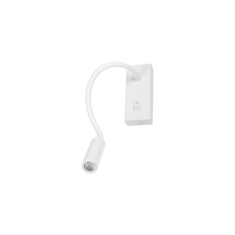 Sieninis šviestuvas TONIL II LED W 3,3W 230V IP20 Aliuminio lydinys Plastikas Balta