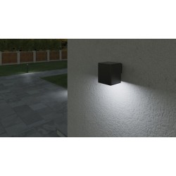 Sieninis lauko šviestuvas GORI EL 135 D PAR16 GU10 230V IP44 Aliuminio lydinys Antracito