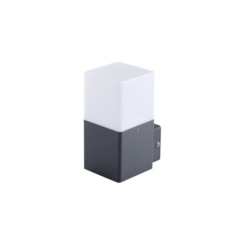 Sieninis lauko šviestuvas VADRA 16L-UP GLS-CFL E27 230V IP44 Plastikas Aliuminio lydinys Antracito