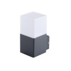 Sieninis lauko šviestuvas VADRA 16L-UP GLS-CFL E27 230V IP44 Plastikas Aliuminio lydinys Antracito
