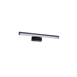 Sieninis šviestuvas ASTEN IP44 8W NW B 230V 590lm Aliuminio lydinys Plastikas Juoda