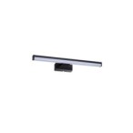 Sieninis šviestuvas ASTEN IP44 8W NW B 230V 590lm Aliuminio lydinys Plastikas Juoda