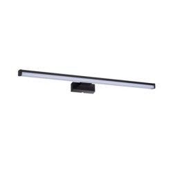 Sieninis šviestuvas ASTEN IP44 12W NW B 230V 910lm Aliuminio lydinys Plastikas Juoda