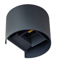 Sieninis lauko šviestuvas REKA LED EL 7W O-GR 230V 4000K 380lm IP54 Aliuminio lydinys Grafito