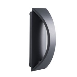 Sieninis lauko šviestuvas BISO LED EL 8W GR 230V 4000K 140lm IP54 Aliuminio lydinys Grafito