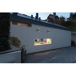 Sieninis lauko šviestuvas BISO LED EL 8W GR 230V 4000K 140lm IP54 Aliuminio lydinys Grafito