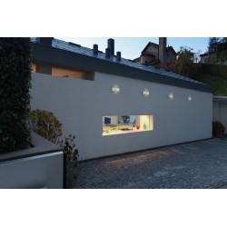 Sieninis lauko šviestuvas BISO LED EL 8W W 230V 4000K 375lm IP54 Aliuminio lydinys Balta