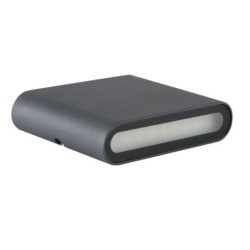 Sieninis lauko šviestuvas GARTO LED EL 8W GR 230V 4000K 300lm IP54 Aliuminio lydinys Plastikas Grafito