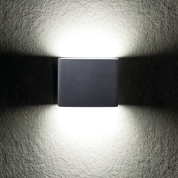 Sieninis lauko šviestuvas GARTO LED EL 8W GR 230V 4000K 300lm IP54 Aliuminio lydinys Plastikas Grafito