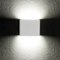 Sieninis lauko šviestuvas GARTO LED EL 8W W 230V 4000K 350lm IP54 Aliuminio lydinys Plastikas Balta