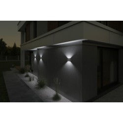Sieninis lauko šviestuvas GARTO LED EL 8W W 230V 4000K 350lm IP54 Aliuminio lydinys Plastikas Balta