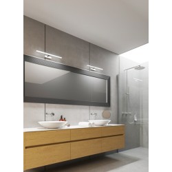 Sieninis šviestuvas ASTEN LED IP44 8W NW 230V 660lm Aliuminio lydinys Plastikas Chromo