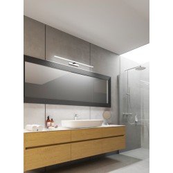 Sieninis šviestuvas ASTEN LED IP44 15W NW 230V 1340lm Aliuminio lydinys Plastikas Chromo