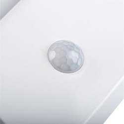 Sieninis šviestuvas IRS3xAAA LED PIR W NW 0,3W 3x1,5 DC 4000K 10lm IP54 Plastikas Balta