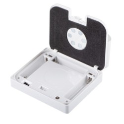 Sieninis šviestuvas IRS3xAAA LED PIR W NW 0,3W 3x1,5 DC 4000K 10lm IP54 Plastikas Balta