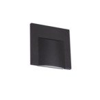 Sieninis šviestuvas ERINUS LED L B-WW 0,8W 12V DC 3000K 15lm IP20 Plastikas Juoda